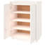 6 Pair Solid Wood Shoe Storage Cabinet-1356466041