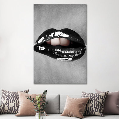 Black is the New Black 1 Piece Wall Art on Canvas