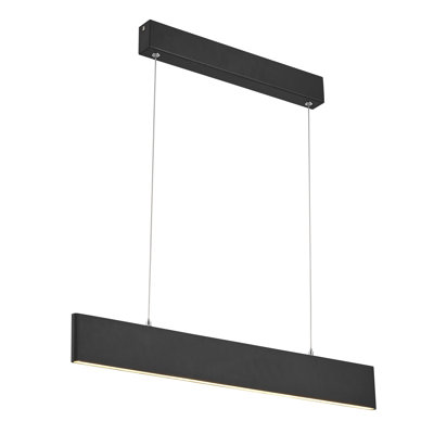 Priston Modern Black LED Linear Pendant