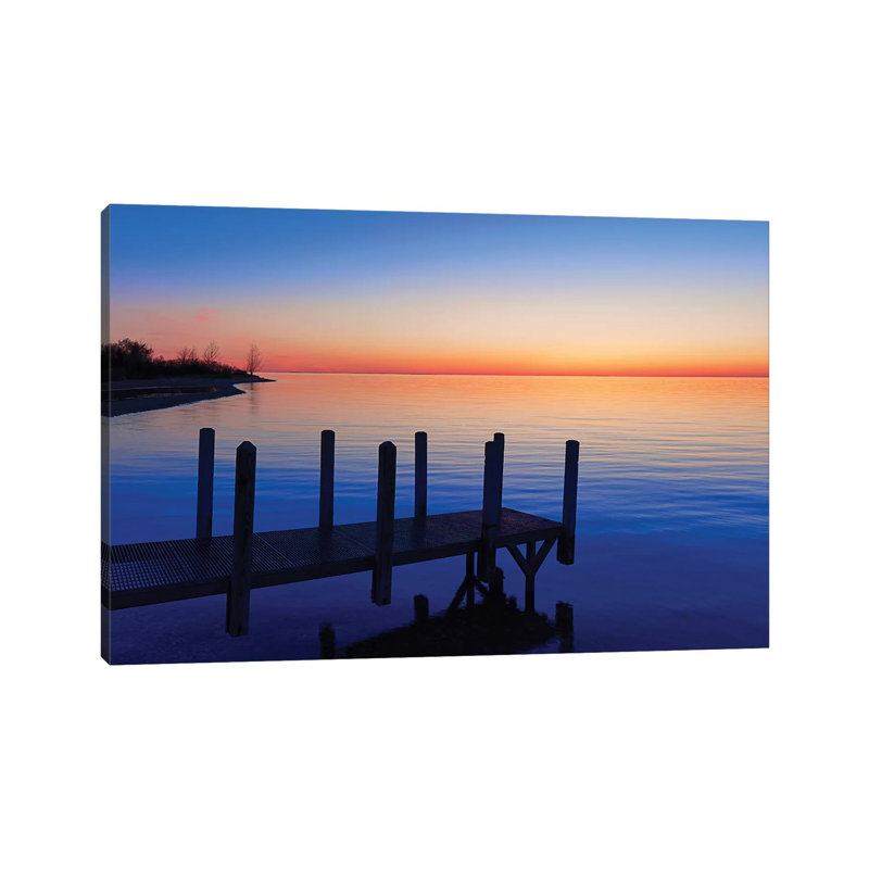 Lakescape V by James McLoughlin - Wrapped Canvas Gallery-Wrapped Canvas Giclée, 20.32 cm H x 30.48 cm W