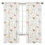 Panneaux de rideaux semi-transparents avec passe-tringle sauvage Woodland Toile