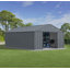 Remise en métal classique, 12 x 17, gris anthracite-85519960-119308591