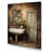 Cluny Bathroom Rustic Charm II Framed On Canvas Print-2085795279-2085795281