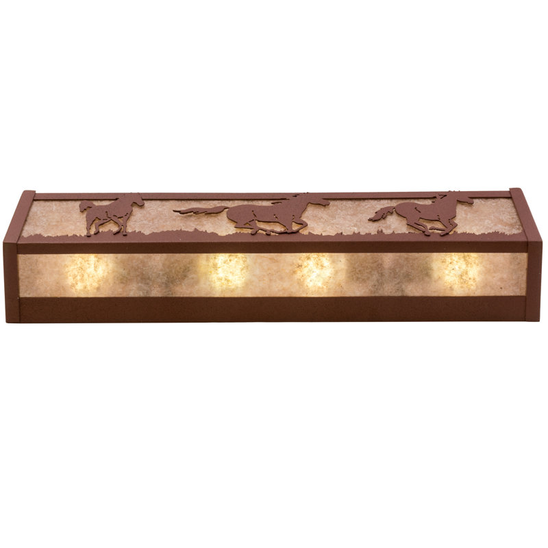 Rustic Lodge 4 - Light Bath Bar, 12W