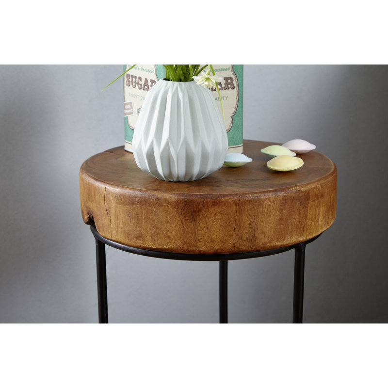 Layfield Tree Stump End Table, Sheesham