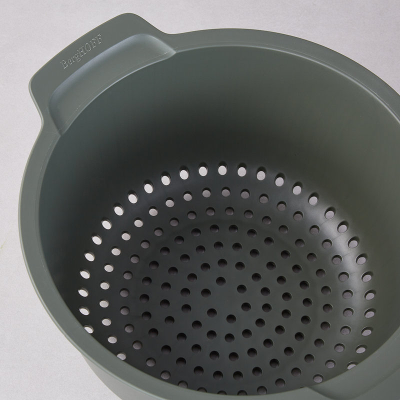 Ensemble de 3 bols mélangeurs et passoires BergHOFF, vert