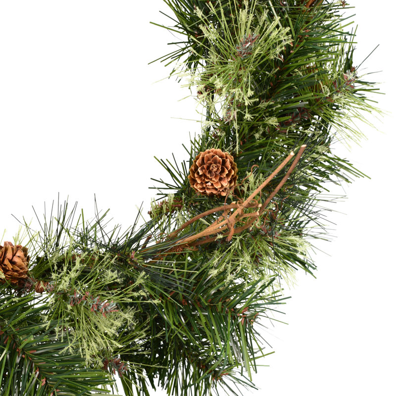 Galarza Artificial Mixed Country Pine Wreath, 20" H x 20" W x 3" D