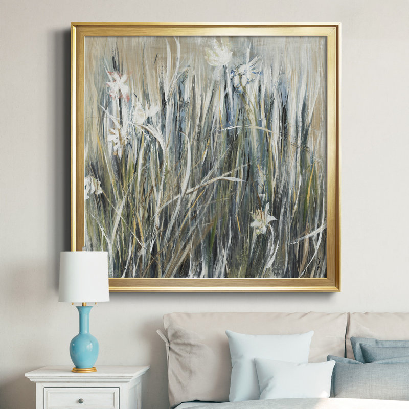 Garden Gems - Reproduction d'art sur toile encadrée, H 30,5 po x l 30,5 po x P 1,5 po, Cadre en érable