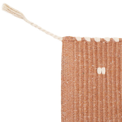 Karstynn Solid Colour Hand Woven 100cm X 150cm Area Rug