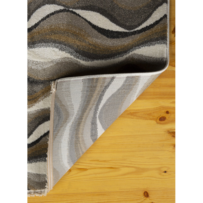 Alay Abstract Indoor Rug, Rectangle 9' x 12'