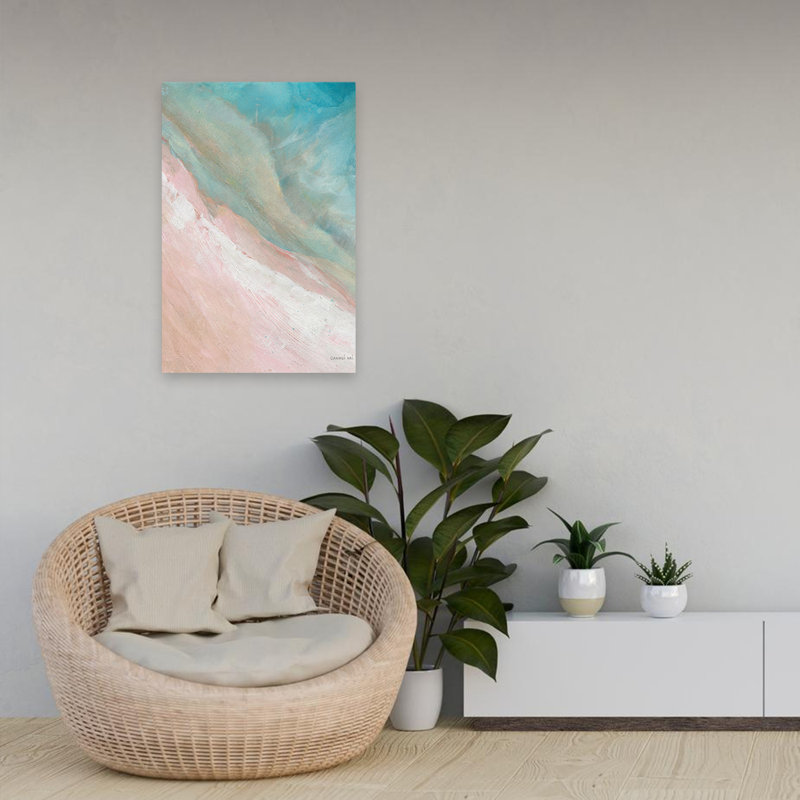 Contemporary and Coastal Cove Diptych I, H 24 po x l 16 po