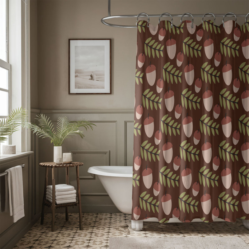 Rideau de douche standard 1 pièce Gentle Fall, H 74 po x l 71 po