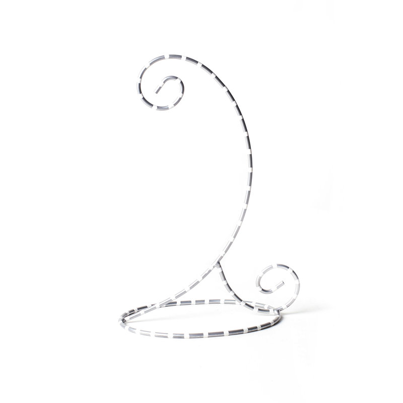 9'' Striped Metal Ornament Accessory