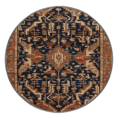 Tapis brun lavable à la machine