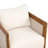 Cindye Patio Acacia Wood Lounge Chair With Cushions