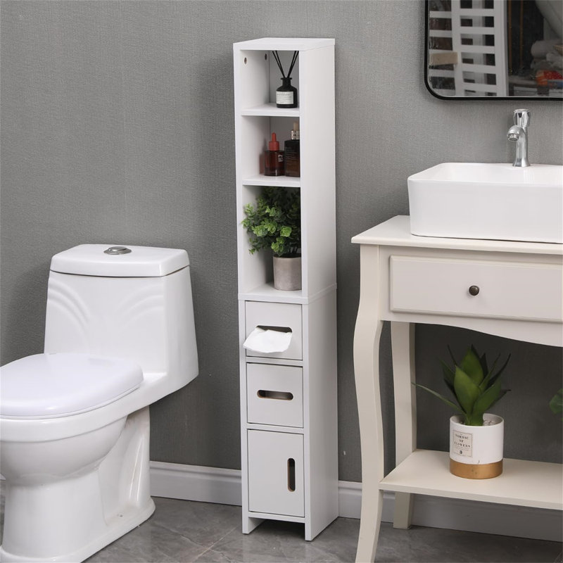 Pariasca Linen Cabinet, White