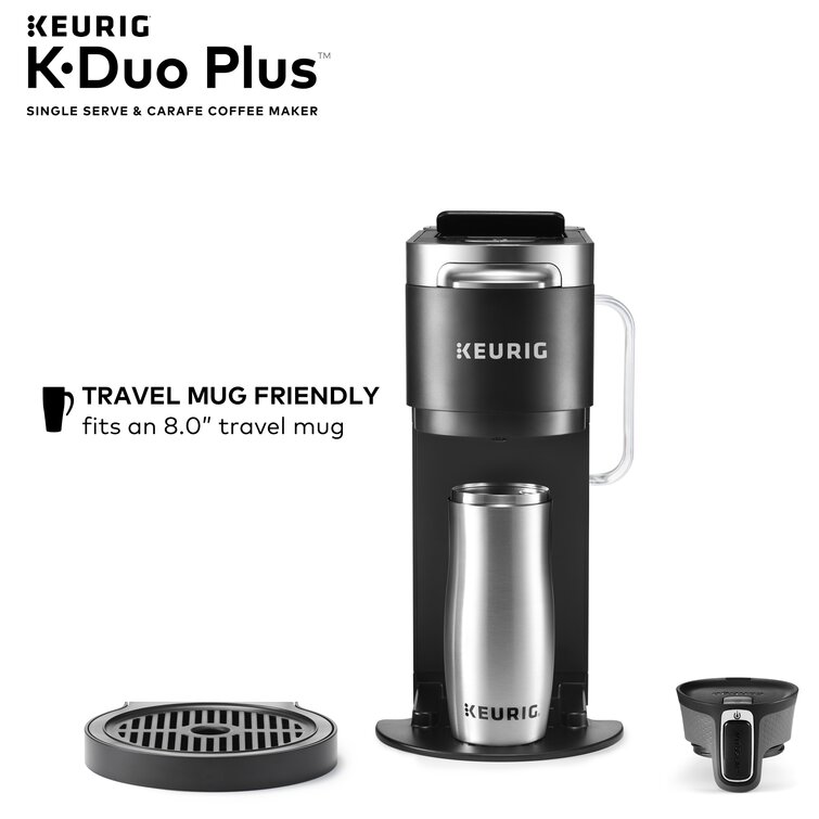  Keurig K-Duo Plus Coffee Maker, Single Serve and 12