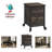 26-inch High Vintage Country Style Filing Cabinet/storage Cabinet With Four Casters, Engineered Wood Construction.