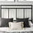Black Twin Bed Frame With Horizontal Slat Headboard Stylish Design, Robust Support, Quick Setup Platform In Space, Complementary Bedding,