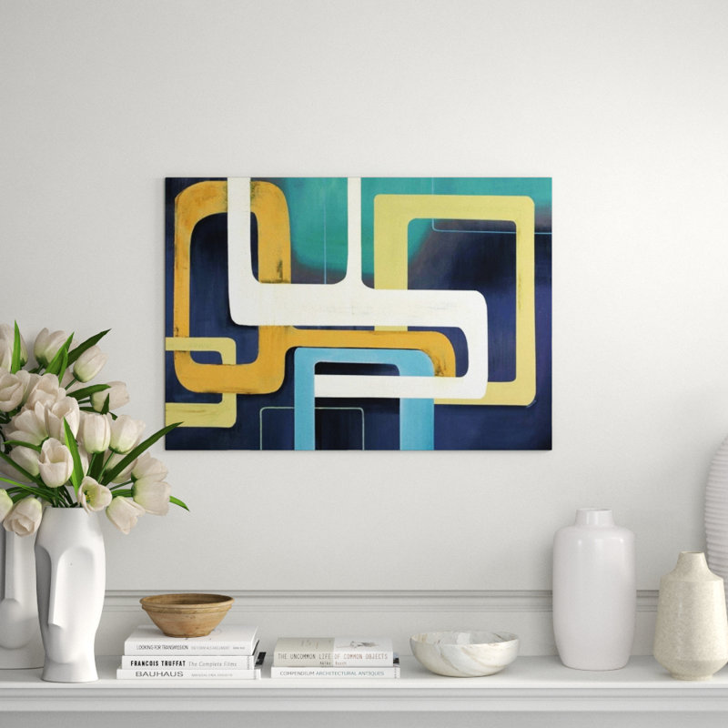 Retro-Grade Painting by Sydney Edmunds, 40" H x 56" W, Image Brush Gel