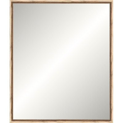 Silver Beaded Old World Mirror