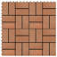 VidaXL 11 Pieces Decking Tiles WPC 11.8" x 11.8" 1 Sqm-70790501-130568079-130568082