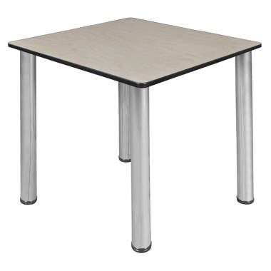 Flash Furniture Cocktail Table with 30'' and 42'' Columns: Round Wood 36