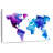 Aliaz Cool Hues World Map-107670596