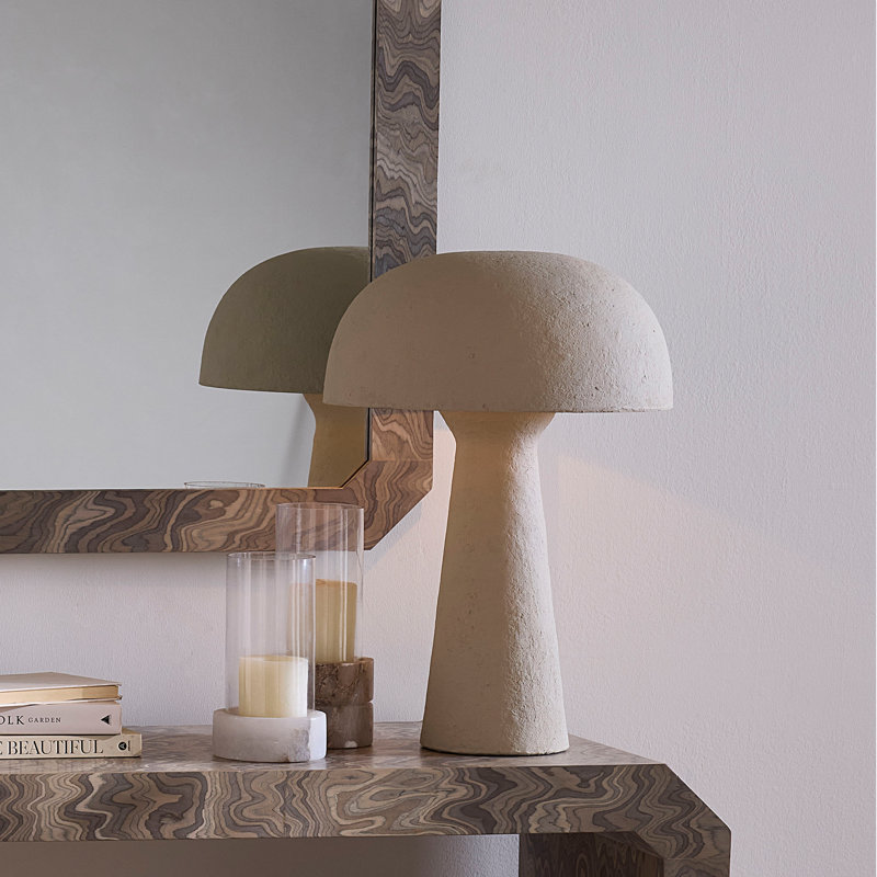 Papier Table Lamp, Cream