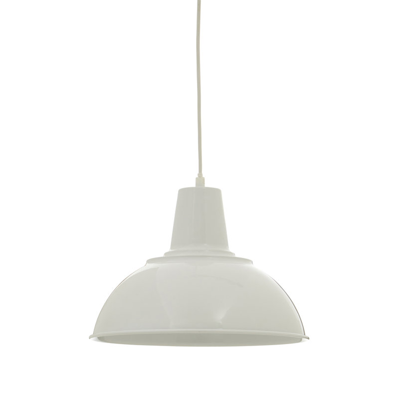 Javen 1 - Light Dome Pendant, White