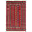 Vetra One-of-a-Kind Rectangle 4'0" X 6'3" New Age Area Rug in Red