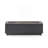 40" Outdoor 50,000 BTU Rectangular Iron Propane Fire Pit, Dark Grey (Tank Cover Not Included)