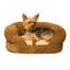 Lit orthopédique pour chien avec traversin-1087044876-1087044872