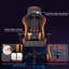 Fauteuil de jeu ergonomique avec support lombaire PC