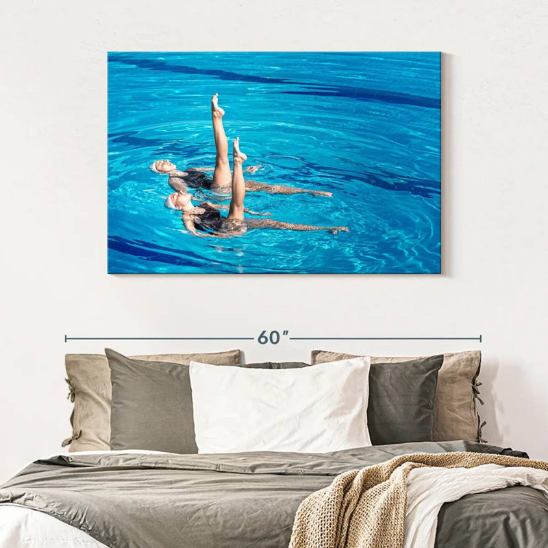 Sireci Synchronized Swimmers, 32" H x 48" W