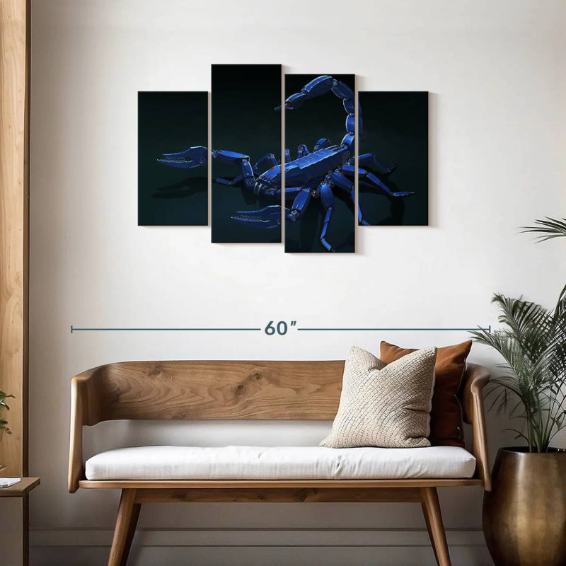 Kelan Metal Scorpion, 27" H x 43" W