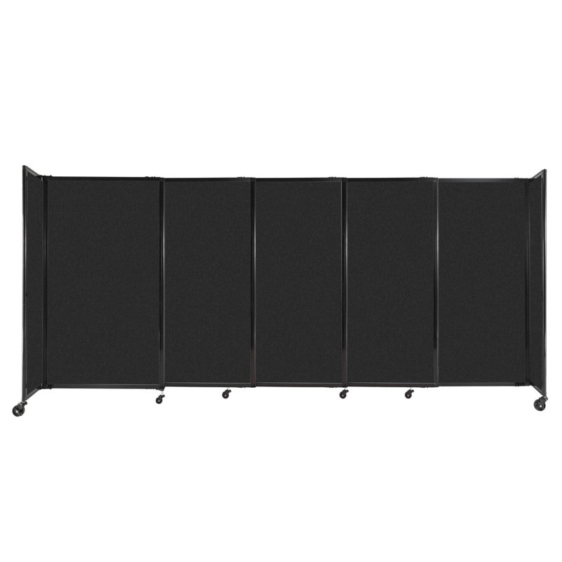 Cloison portative Soundsorb, H 80 po x l 86 po x P 18 po, Noir