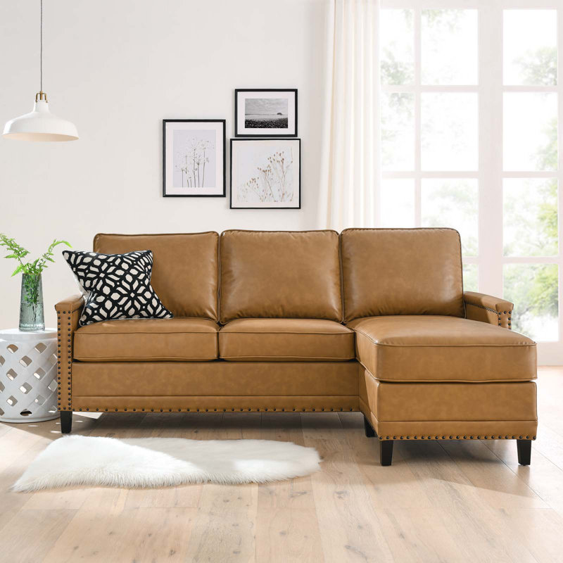 Canapé modulaire en cuir Ashton
