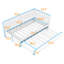 Lit de jour moderne rembourré avec lit gigogne simple-764000458-764344255