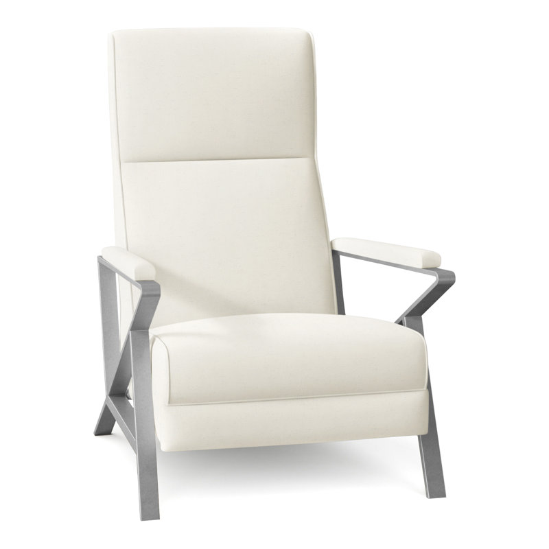 Infinity 28.25" Wide Manual Standard Recliner, Brushed Nickel, Perigold Beagle Salt