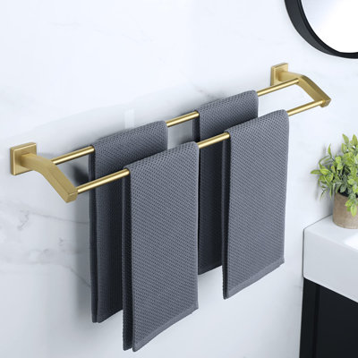 2 Wall Towel Rack