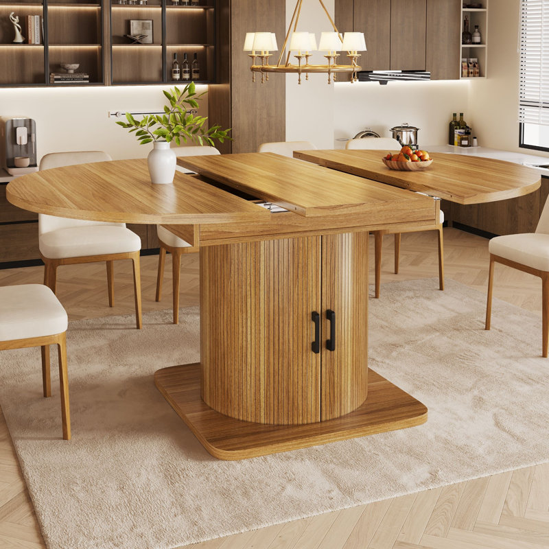 Extendable Dining Table, Brown