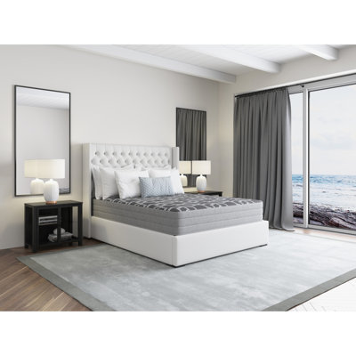Matelas pour grand lit avec mousse de 10 po, gel ferme et cuivre pour un grand repos en mousse, support durable