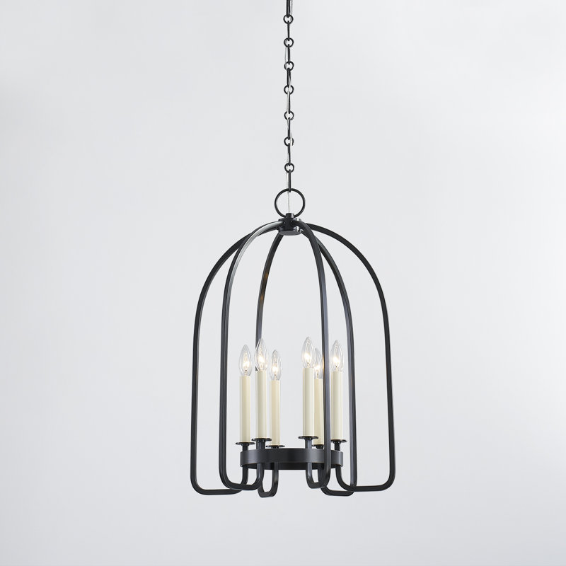 Oakville 6 Light Lantern, 28" H x 18.25" W x 18.25" D, Old Bronze