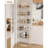 Narrow 5-Tier Behind The Door Shelf, Space-Saving Storage Unit For Bathroom & Kitchen-688024722