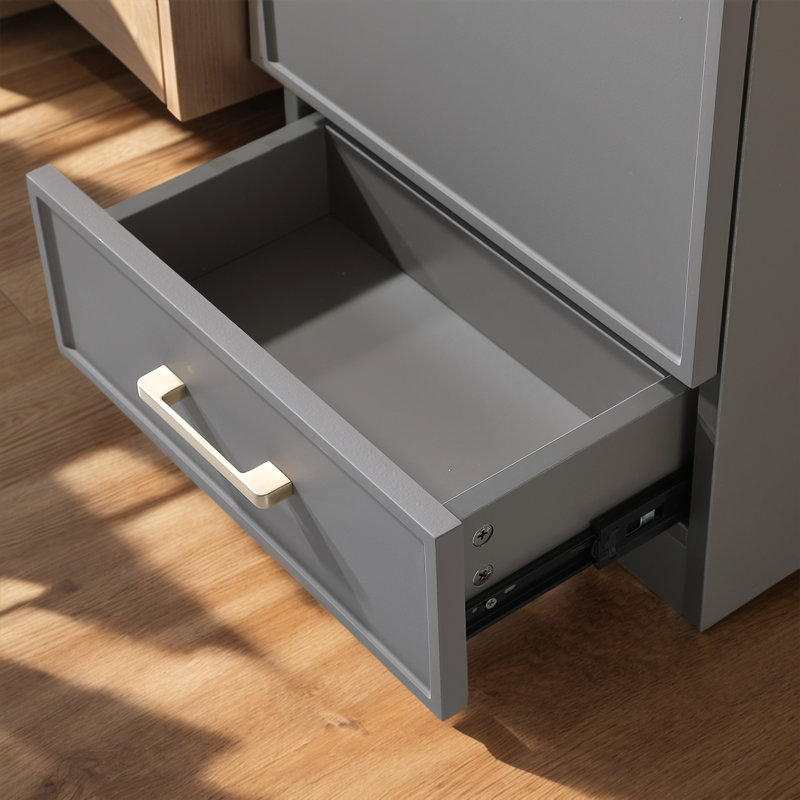 18'' Dark Gray Mini Single Bathroom Vanity Set