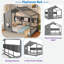 Lit sur pied avec tablettes de rangement-1587145858-1587145857