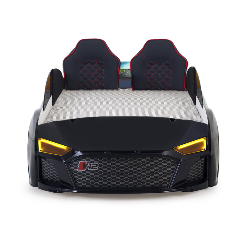 Lit simple Treyton par Zoomie Kids, Noir
