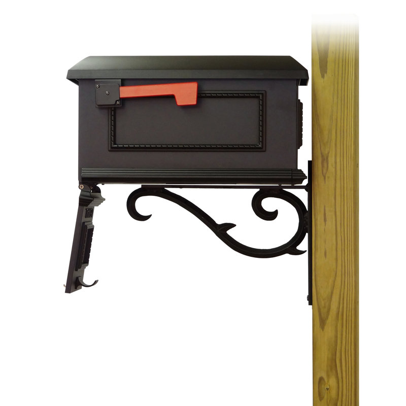 Aluminum Post Mounted Mailbox