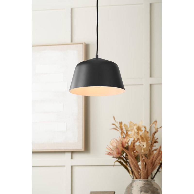 Taleya 1 - Light Bowl Pendant, Matte Black